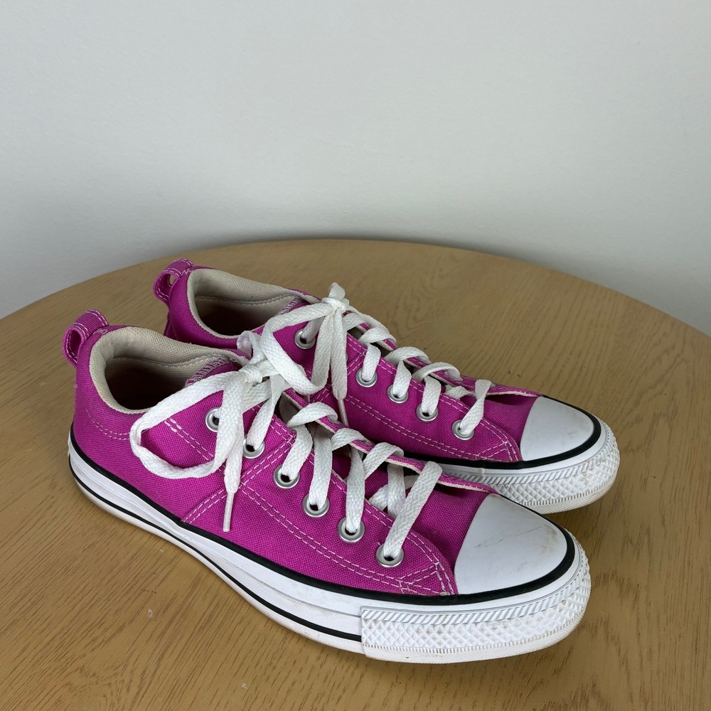Converse Chuck Taylor All Star Low Top Magenta Pink Canvas Sneakers Women's 7.5
